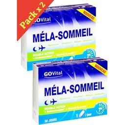 GoVital Mela sommeil 30 comprimés lot de 2