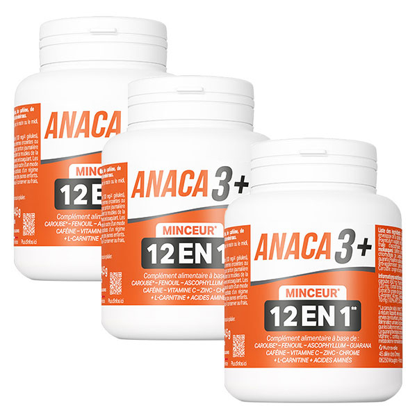 Anaca3+ Minceur 12en1 Programme de 3 mois