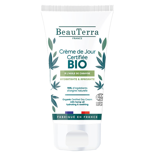 Crème de Jour Chanvre & Aloe Vera Bio 50ml