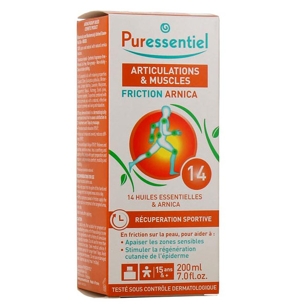 Articulations et Muscles Friction Arnica aux 14 Huiles Essentielles 200ml