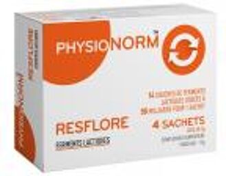 Physionorm Resflore - 4 Sachets - Boîte 4 sachets de 3 g