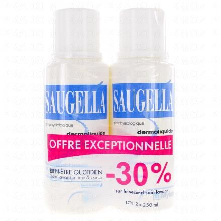 Dermoliquide émulsion lot de 2 flacons de 250ml