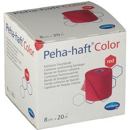 Peha-haft® Color red 8 cm x 20 m