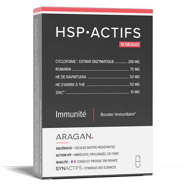 Aragan - HSPActifs - Immunité et Booster immunitaire - 10 gélules