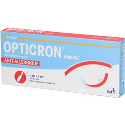 Opticron - Anti-allergique - Collyre - Affection ophtalmique d'origine allergique - Unidoses - 10x0,3ml