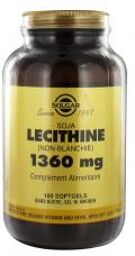 Lecithine 1360 mg 100 Gélules - Flacon 100 gélules