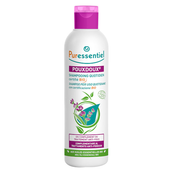 Anti-Poux Pouxdoux Shampoing Quotidien Certifié Bio 200ml