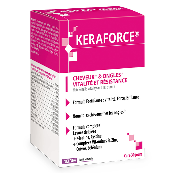 Ineldea Santé Naturelle Keraforce 90 gélules