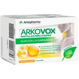 Arkovox comprimés à saveur de miel et de citron 24 pcs
