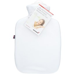 Emosan Bouillotte Classique étoffe moelleuse blanc