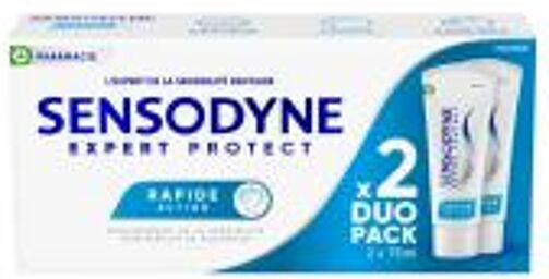 Expert Protect Dentifrice Rapide Action Sensibilité Dentaire 2 x 75 ml - Lot