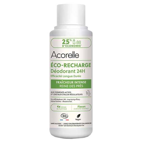 Recharge déodorant roll-on 24h fraîcheur intense 100ml