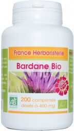 BARDANE racine BIO AB 200 comprimés dosés à 400 mg en comprimés.