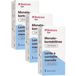 Redcare Eye Lentille de contact mensuelle -1.25 dioptries
