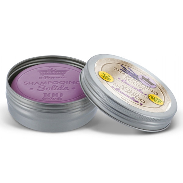 Shampoing Solide Boîte Métal Lavande 100g