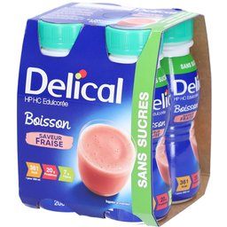 Delical Boisson HP HC Édulcorée Sans Sucres Fraise