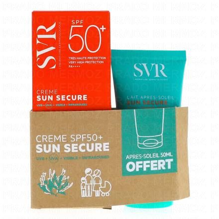 Sun Secure - Crème solaire SPF50 50ml + Lait après-soleil 50ml offert
