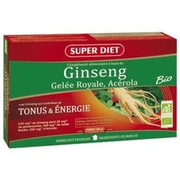 Super Diet Ginseng Gelée Royale 20 Ampoules