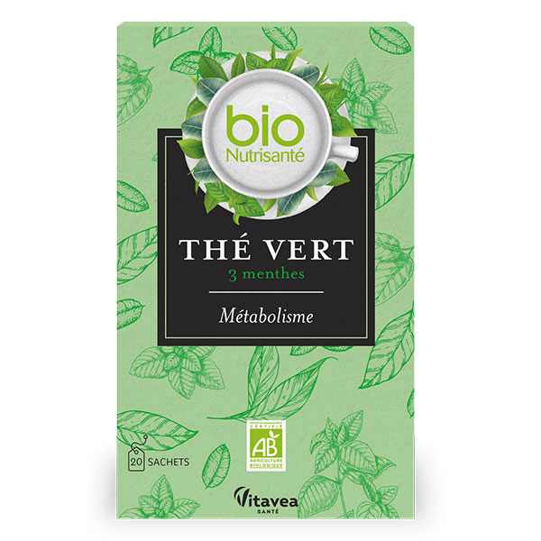 Bionutrisanté Thé vert 3 menthes 20 sachets