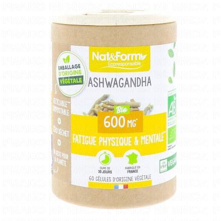 NAT&FORM Ashwagandha Bio x60 gélules
