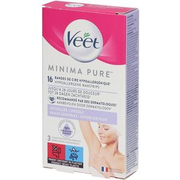 Minima™ Bandes de Cire Easy-Gel™ Aisselles - Hypoallergénique