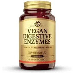 vegan enzymes digestives végétaliennes 250 comprimés à croquer