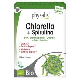 Chlorella et Spirulina Bio 200comp