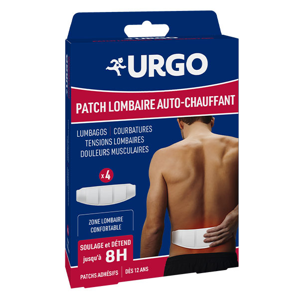 - Patch auto-chauffant lombaires x4