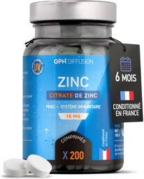 Citrate de Zinc 15 mg - Comprimés