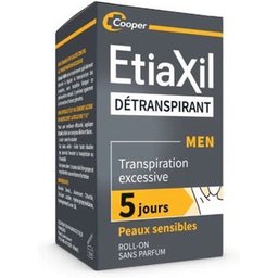 Men Détranspirant Transpiration Excessive Peaux Sensibles Roll-On 50ml