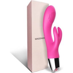 Vibromasseur Rabbit Fuchsia 1ut