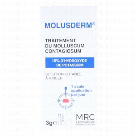 MOLUSDERM Solution cutanée 3g