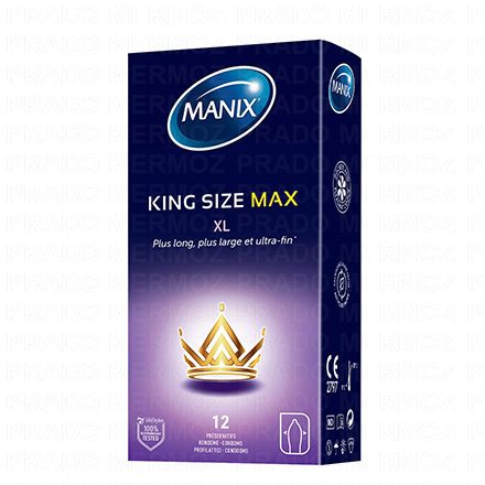King size max - Préservatifs maximum confort 12 préservatifs