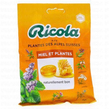 Bonbons aux plantes suisses gout douceur de miel 70g