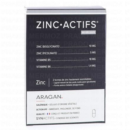 Synactifs - Zinc.Actifs 60 gélules