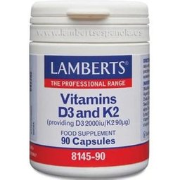 Vitamina D3 2000Ui+K2 90mcg 90caps