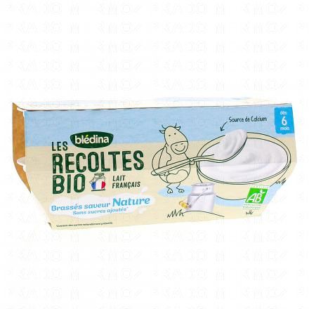 Les brassés - nature dès 6mois bio 4x100g