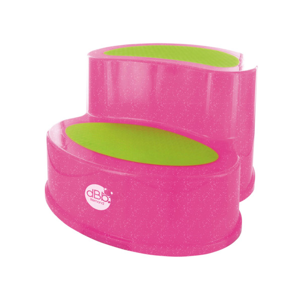 Marche Pied Rose Pailleté Translucide