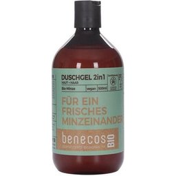 Shower Gel 2 in 1 Menthe Bio 500ml