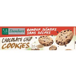 Sans sucres Chocolate chip cookies