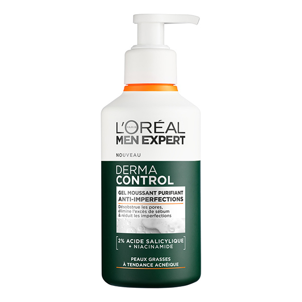 Men Expert Gel Moussant Purifiant Anti-Imperfections Acide Salicylique 260 ml