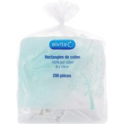 Rectangle Coton 8X10Cm 200