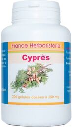 GELULES CYPRES 200 gélules dosées à 250 mg poudre pure.