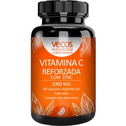 Vecos Nucoceuticals Vitamina C 1000mg con Zinc 90caps