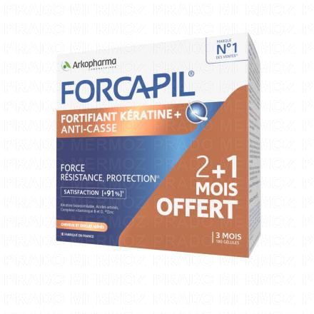 Forcapil Fortifiant Kératine+ 3mois