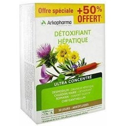 Arkofluides Détoxifiant Hépatique Bio 20+10 Ampoules