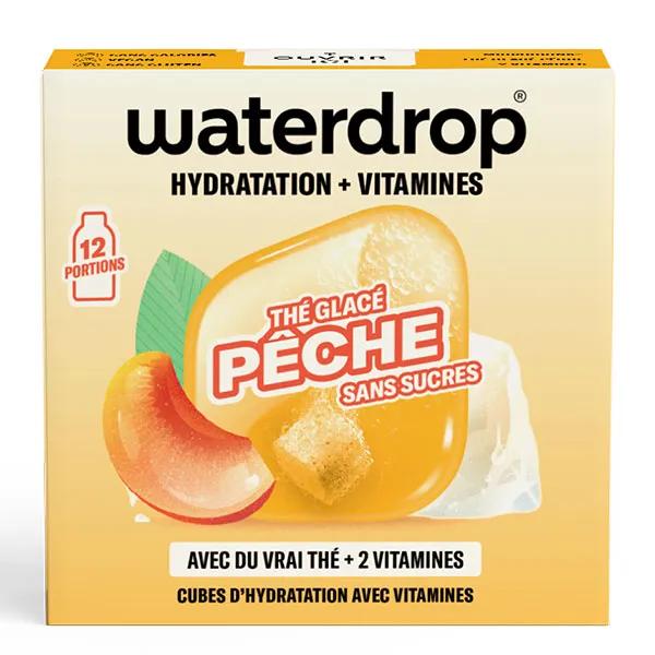 Microdrink Hydratation Thé Glacé Saveur Pêche 12 Cubes Pour Eau