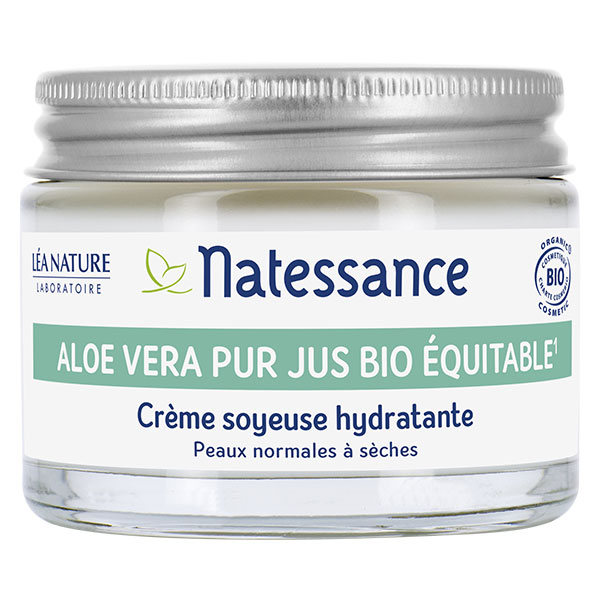 Aloe Vera Crème Soyeuse Hydratante Bio 50ml