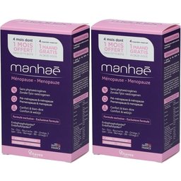 Manhaé Ménopause 3 mois + 1 Gratuit