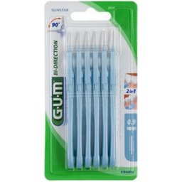 Brossette Interdentaire Bi-Direction 0,9mm 6 Unités